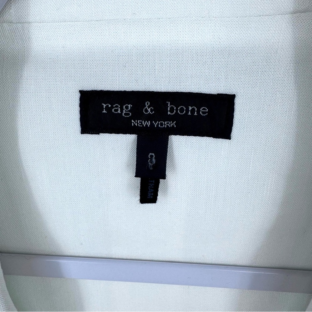 Rag & Bone Spencer Linen Blazer Size 8 - Picture 6 of 14